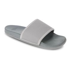 Lightweight and comfortable, these Dockers men's sport slide sandals will be your favorite pair.Click this FOOTWEAR GUIDE to find the perfect fit and more! Lightweight and comfortable, these Dockers men's sport slide sandals will be your favorite pair. Click this FOOTWEAR GUIDE to find the perfect fit and more! SHOE FEATURES Flexible, lightweight design Durable rubber outsole Slip-on for easy on and offSHOE CONSTRUCTION Polyester upper Polyurethane lining EVA midsole TPR outsoleSHOE DETAILS Open Gray Synthetic Slip-on Slides, Sporty Slides With Arch Support For Summer, Sporty Summer Slides With Arch Support, Comfortable Fade-resistant Synthetic Slides, Gray Synthetic Sport Sandals For Summer, Fade-resistant Slip-on Sandals For Summer, Gray Slide Sandals For Summer, Gray Synthetic Sport Sandals, Gray Sporty Synthetic Sport Sandals