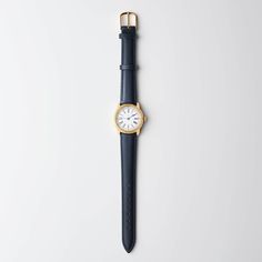 Our classic navy watch strap is crafted with smooth, oh-so-buttery leather that wears beautifully over time. Wear for a clean and understated pop of color. Minimalist Formal Watch Accessories With Leather Strap, Classic Everyday Watches With Adjustable Fit, Classic Watch For Everyday Use, Classic Leather Watches For Everyday Use, Timeless Leather Strap Watch Band For Business, Classic Leather Strap Watch Bands For Everyday Use, Classic Everyday Watch With Round Dial, Classic Leather Watch Accessories For Office, Classic Office Watches