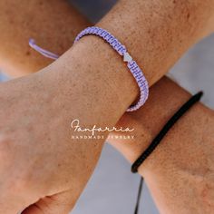 "Celebrate your unique bond with these beautifully crafted Couple Bracelets. Perfect for anniversaries, special occasions, or just as a token of your love. Features: Adjustable Fit: Both bracelets are adjustable. The purple one can close up to almost 6\", while the black one adjusts to nearly 6.5\", ensuring a snug fit for most wrist sizes. Personalized Initials: Add a personal touch with engraved initials. The purple color bracelet showcases your chosen initial, while the black bracelet feature Heart Couple, Bracelets Black, Cute Couple Gifts, Engraved Initials, Color Bracelet, Small Bracelets, Black Bracelet, Couple Bracelets, Black And Purple