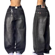 Y2k Boyfriend Jeans, Low Rise Baggy Jeans With Boxers, Baggy Jeans Brands, Where To Buy Baggy Jeans, Bedazzled Pants, Cool Baggy Jeans, Long Baggy Jeans, Cute Baggy Jeans, Camp Pants Outfit