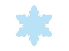 a blue snowflake on a white background