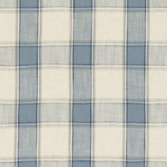 a blue and white checkered shirting fabric