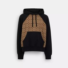 100% cotton Knit rib - 100% cotton Kangaroo pocket Length - 26 Model is 6'2 (188cm) and wears a size M Style No. CO826 | Coach Outlet Signature Hoodie - Brown, Size - 2X-XLarge Coach Sweater, Coach Hoodie, Luxury Fitted Coach Outerwear, Luxury Adjustable Coach Jewelry, Cheer Coach Hoodie, Coach Outlet, Hoodie Top, Outlet, Hoodies Men