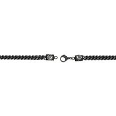 Add a cool new element to your daily look with this black ion-plated stainless steel franco chain bracelet.Click on this JEWELRY & WATCHES GUIDE to learn about fit, styles, materials and more! Length: 8.5 in. Chain type: franco Metal: stainless steel Plating: black ion-plated Finish: polished Packaging: boxed Please note, due to the high value of this item, a signature may be required upon delivery. Size: 8.75. Gender: male. Age Group: adult. Black Cuban Link Curb Chain Jewelry, Black Metal Bracelet With Curb Chain, Black Cuban Link Jewelry With Curb Chain, Black Chain Link Bracelet With Box Chain, Black Curb Chain Bracelet As Gift, Black Metal Curb Chain Bracelet, Black Adjustable Chain Link Bracelet, Black Stainless Steel Bracelet With Curb Chain, Black Stainless Steel Curb Chain Bracelets