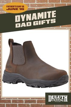 These 100% cowhide leather slip-on boots will keep you on your feet, with a grippy non-marking rubber outsole and cushioned midsoles that keep you going. Slip-resistant Walking Boots With Round Toe, Rugged Slip-resistant Boots For Fall, Slip-on Waterproof Boots With Reinforced Heel For Outdoor, Rugged Slip-resistant Ankle Boots, Slip-resistant Hiking Boots With Closed Toe, Outdoor Work Chelsea Boots With Reinforced Toe, Moc Toe Boots With Rubber Sole For Outdoor Work, Rugged Waterproof Slip-on Boots With Vibram Sole, Slip-resistant Moc Toe Walking Boots