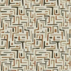 an abstract pattern in brown, beige and grey colors on a white background for upholstering fabric or wallpaper