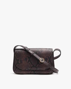 Concertina Shoulder Bag (Snake) – Cuyana Snake Bag, Daily Day, Brown Snake, Leather Industry, Soft Rose, Monogrammed Items, Card Holder Leather, After Dark, Leather Working