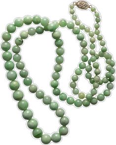 Chinese Art Deco, Jade Necklace, Art Deco Era, Apple Green, Chinese Art, Hand Carved, Jade, Beaded Necklace, Art Deco