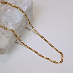 "14k gold filled Figaro chain necklace. This statement piece fits every occasions and outfits. This listing for only Figaro chain necklace, short and long chain with zodiac pendant necklace is available from this link; https://www.etsy.com/listing/764024442/zodiac-necklace-astrology-jewelry?ref=shop_home_active_5 You can choose your necklace length from drop down menu. --------------------- HOW TO FIND OUT YOUR NECK SIZE ! Measure around your neck. Choose a place where you would you wear your ne Gold Figaro Chain Necklace For Everyday, Everyday Gold Figaro Chain Necklace, Gold Plated Necklace With Figaro Chain, 14k Gold-filled Jewelry With Figaro Chain, Gold Link Necklace With Figaro Chain, 14k Gold Filled Chain Link Necklace For Gift, 14k Gold-filled Figaro Chain Necklace As Gift, 14k Gold Filled Chain Necklace As Gift, Gold Figaro Chain Necklace Gift