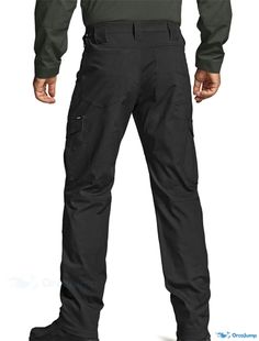 OrcaJump - Mens Black Micro-Elastic Cargo Pants Multi-Pocket Straight Leg Solid Color Breathable Outdoor Casual Daily Streetwear Sports Fashion Black Hiking Pants With Pockets, Black Work Pants With Pockets For Outdoor Work, Black Work Pants With Pockets For Outdoor, Practical Outdoor Pants With Pockets, Full Length Outdoor Work Pants With Side Pockets, Full Length Pants With Side Pockets For Outdoor Work, Full-length Work Pants With Pockets For Outdoor, Tactical Outdoor Bottoms With Side Pockets, Tactical Hiking Pants With Pockets