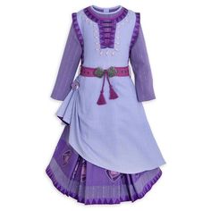 Number Of Pieces: 1 Suggested Age: 3 Years Sizing: Kids Costume Theme: Fairytale Storybook Textile Material: 55% Cotton, 45% Linen Includes: Dress Costumes Subtype: Costume Dresses Battery: No Battery Used Fairytale Storybook, Disney Wish, Costume Disney, Costume For Girls, Animation Disney, Theatre Costumes, Costume Themes, Disney Costumes