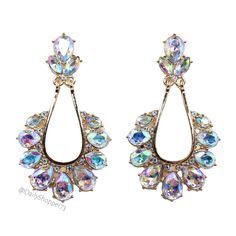 These Are Brand New Women's Iridescent Rhinestone Drop Earrings. These Beautiful Earrings Feature Sparkling Pear And Navette Cut Iridescent Rhinestones, Gold Toned Hardware, And Drop Style. All Orders Are Packaged With And Are Shipped Out Asap! Questions? Leave Us A Comment! We Are More Than Happy To Help! New To Poshmark? Use The Invite Code Dailyshopper73 When You Create Your Account For $10 Off Your First Purchase! Iridescent Jeweled Jewelry For Parties, Iridescent Crystal Earrings For Party, Elegant Iridescent Sparkling Earrings, Iridescent Sparkling Earrings, Elegant Iridescent Sparkling Crystal Earrings, Iridescent Crystal Drop Earrings, Sparkling Iridescent Drop Earrings, Magpie, Beautiful Earrings