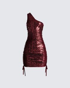 who’s ready to get this party started with JOELLE 🍾 you’ll be a sexy column of shimmer and shine all night ✨ Butterfly Stomach, Beaded Fringe Trim, Clothes Pieces, Cute Mini Dresses, Burgundy Mini Dress, Black Sequin Mini Dress, One Shoulder Mini Dress, Single Braids, Classy Prom Dresses