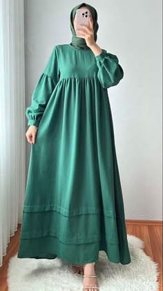 Simple Abaya Designs Muslim, Abaya Frock Design, Casual Summer Maxi-length Abaya, Modest Long Plain Abaya, Stylish Abaya, Fitted Modest Maxi-length Abaya, Spring Modest Maxi-length Thobe, Muslim Women Clothing, Spring Dresses Women