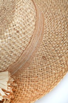 "Vintage 1990s natural straw sun hat with a wide natural woven straw + jute band bow Measures 23\" around inside Brim: 3\" wide 4\" tall Maker: N/A" Natural Handwoven Sun Hat For Spring, Spring Natural Handwoven Sun Hat, Spring Natural Color Handwoven Sun Hat, Natural Woven Sun Hat For Beach Season, Curved Brim Open Weave Toquilla Straw Hat, Toquilla Straw Hat With Open Weave And Curved Brim, Open Weave Toquilla Straw Hat With Curved Brim, Beach Season Natural Woven Sun Hat, Woven Straw Panama Hat With Brim