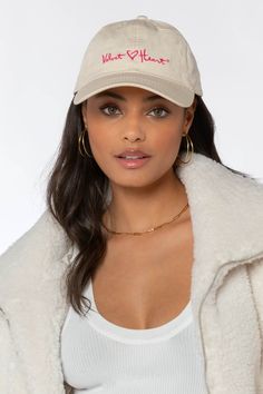 Cream Baseball Cap - Accessories - Velvet Heart Clothing Trendy Flat Brim Baseball Cap For Everyday, Trendy Everyday Flat Brim Baseball Cap, Trendy Flat Brim Baseball Cap For Baseball Season, Adjustable Beige Dad Hat With Curved Visor, Trendy Flat Brim Baseball Cap, Trendy Beige Flat Brim Baseball Cap, Trendy Snapback Hat With Curved Visor For Everyday, Trendy Beige Hats With Embroidered Logo, Beige Trendy Hats With Embroidered Logo