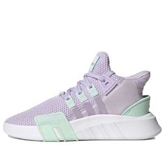 (WMNS) Adidas originals EQT Bask ADV FZ0216 (SNKR/Casual/Low Top/Women's/Wear-resistant) Adidas Eqt Adv, Branded Sneakers, Dunk Low Nike, Adidas Eqt, Marathon Running Shoes, Marathon Running, Purple And Green, Running Shoes Sneakers, Nike Dunk Low