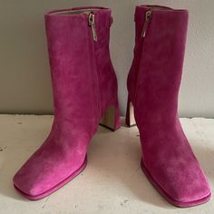 Brand New Never Worn Sam Edelman Pink Suede Ankle Boots. Gorgeous Color! Spotless! Sam Edelman Boots, Sam Edelman Heels, Platform Chelsea Boots, Chelsea Rain Boots, Leather Mary Janes, Pink Suede, Gray Suede, Mary Jane Shoes, Sam Edelman Shoes