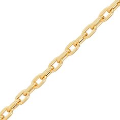 A classic that never goes out of style, this Rolo chain is a must-have accessory for any fine jewelry collection. Carefully crafted in glimmering 14K yellow gold, this 3.1-millimeter chain is perfect worn alone or layered to show off your unique sense of style. | Rolo Chain | 14K Yellow Gold, Necklace | Size 22" | Helzberg Diamonds Classic 14k Gold Cable Chain Necklace, Yellow Gold Chain Necklace With Solid Link Construction, Formal 14k Gold Cable Chain Necklace, Classic 14k Gold Chain Necklace With Solid Links, Classic 14k Gold Link Necklace, Formal 14k Gold Link Chain Necklace, Formal 14k Yellow Gold Chain Necklace, Formal 14k Gold Chain Necklace, Luxury Yellow Gold Cable Chain Necklace