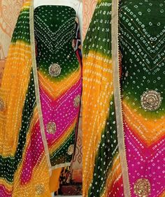 Welcome to Craftexo Fashion We are providing best quality of dress material for Indian Ethnic Women wear. FABRIC ;DETAILS TOP:  Jaipuri Silk with hand work (2.5mtr appx) Bottom: Shantoon 2.5 mtrs (approx) Dupatta: Jaipuri silk Bandhani hand work dupatta Note: These are not running fabrics so if your bust/hip size is more than 54 inches or you want dress style other than salwar kameez suit/ pant palazzo suit please contact us for desired dress style before order placement. COLOR:( As shown in the image, may vary due to lightning, flash light while photo shoot and according to screen settings and resolution ) Multicolor Anarkali Churidar With Traditional Drape, Bollywood Style Multicolor Straight Kurta Anarkali Set, Multicolor Bollywood Anarkali Set With Straight Kurta, Bollywood Style Multicolor Anarkali Set With Straight Kurta, Multicolor Anarkali Kurta With Traditional Drape, Multicolor Anarkali Salwar Kameez With Traditional Drape, Multicolor Semi-stitched Anarkali Set For Designer Wear, Diwali Multicolor Anarkali Set With Straight Kurta, Multicolor Anarkali Set With Gota Work