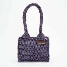 100% Handmade 100% Paper String 100% Vegetal Leather Made in Turkey Bag Body Height: 18 cm / 7 inches Bag Body Width: 24 cm / 9.5 inches Strap Height: 21 cm / 8.3 inches Medium Shoulder Bag With Leather Handles, Purple Rectangular Baguette Bag For Everyday Use, Medium Bags For Daily Use, Rectangular Baguette Bag With Leather Handles For Daily Use, Trendy Medium Satchel For Daily Use, Casual Medium Bag With Handles, Casual Medium Shoulder Bag, Brown Rectangular Crochet Bag For On-the-go, Brown Crochet Rectangular Bag For On-the-go