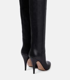 Find VALENTINO Vlogo Signature Leather Over-the-knee Boots on Editorialist. Upper: calf leather. Lining: leather. Sole: leather insole and sole. Toe shape: almond toe. Made in Italy. Includes: dust bag, extra heel tips, shoe box. Designer color name: Nero. Closure: zipped side. Luxury Calf Leather Knee-high Boots, Luxury Knee-high Boots With Leather Lining For Work, Luxury Leather-lined Knee-high Boots For Work, Luxury Knee-high Calf Leather Boots With Leather Lining, Luxury Calf Leather Knee-high Boots With Leather Lining, Luxury Leather Knee-high Boots For Business, Luxury Leather Knee-high Boots For Work, Luxury Fitted Knee-high Boots With Leather Lining, Luxury Leather Knee-high Heeled Boots