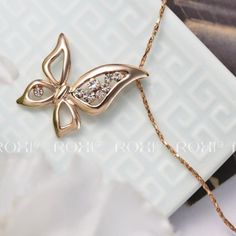 Love Butterflies? Get this customized Rose Gold Butterfly Pendant Necklace and transform your life like a Butterfly today. Pendant Size: 2.6cm*2.0cm Length: 42cm+6cmMetals Type: Tin Alloy Material: Crystal Chain Type: Link Chain Get 50% Off this Premium Rose Gold Butterfly Pendant Necklace today! Just Pay A Small One Time Shipping Fee. Just click the “Add to Cart” button above! We have very limited stock; they will go soon! Note: Please allow 2-4 weeks for delivery. Rose Gold Butterfly Jewelry For Gifts, Rose Gold Butterfly Jewelry Gift, Butterfly Shaped Rose Gold Jewelry For Gifts, Elegant Rose Gold Butterfly Necklace As Gift, Butterfly Shaped Rose Gold Jewelry Gift, Elegant Rose Gold Butterfly Necklace Gift, Elegant Rose Gold Butterfly Necklace For Gift, Rose Gold Butterfly Pendant Necklace, Rose Gold Jewelry With Butterfly Charm As Gift