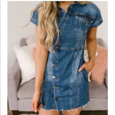 Free People The City Mini Denim Dress Msrp $108 Nwt Sizes Available: Xs (True To Size!) Approx. Measurements Flat Length 32“ Bust 17“ Waist 13.75” Hip 17“ -Asymmetrical Wrap Denim Dress, Structured Denim, Side Pockets, Buttons Can Be Unbuttoned More Or Less For Different Looks New To Poshmark? $5 Free With Sign Up Code: Outlying0077 Bundle Items And Pay Shipping Once! Comment Below For Help! @288-92.Xs/294. Fall Denim Mini Dress With Short Sleeves, Fitted Washed Blue Dress With Pockets, Washed Blue Fitted Dress With Pockets, Fall Short Sleeve Denim Mini Dress, Casual Medium Wash Mini Dress With Buttons, Medium Wash Denim Mini Dress With Buttons, Medium Wash Casual Mini Dress With Buttons, Dark Wash Cotton Mini Dress With Pockets, Casual Button-up Mini Dress In Medium Wash