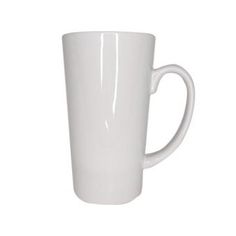 a white coffee cup on a white background