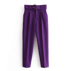 Brand Name: AachoaePant Style: Pencil PantsMaterial: PolyesterFit Type: RegularLength: Full LengthDecoration: PocketsDecoration: SashesOrigin: CN(Origin)Season: Spring/AutumnWaist Type: MIDModel Number: ZX3179Pattern Type: SolidStyle: Office LadyFront Style: PleatedAge: Ages 18-35 Years OldFabric Type: WovenClosure Type: Zipper FlyGender: WOMENPattern: Solid long pants womenSeason: Summer,Spring,AutumnStyle: Elegant, Office, FashionLength: Lady pleated trousersSupport: Wholesale Dropshipping Women High Waist Pants, Celana Fashion, Slim Blazer, Womens Office, Womens Suits Business, Elegant Coats, Yellow Pants, Pantsuits For Women, Belted Pants