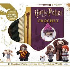 the harry potter crochet kit is in its package