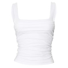 Please refer to our sizing chart for a guideline when choosing a size. 5 business days order processing time. 90% polyester 10% spandex Stretch Square Neck Top With Built-in Bra, Summer Backless Elastane Tops, Fitted Backless Elastane Tank Top, Fitted Elastane Backless Tank Top, Trendy Square Neck Top With Built-in Bra, Chic High Stretch Backless Top, Square Neck Ruched Fitted Top, Fitted Ruched Elastane Crop Top, Solid Color Tops With Ruched Sides And Stretch