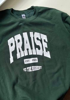 Church Merch, Psalm 95, Christian Shirts Designs, Christian Hoodies, Faith Clothing, Merch Ideas, Christian Sweatshirt, Christian Apparel