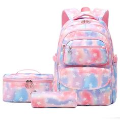 Forestfish is a online bags supplier. Our design style is "fashion,confidence, elegance". We pay attention to the practicality of materials and styles when designing, With craftsmanship spirit, our bags is not only look chic but also practical and durable. Female Star Printed Teen Girl Backpack: Girls bookbag is cute bright color back pack for girls kids daily use. Use it as school backpack,travel bag,laptop back pack,outdoor sports bags,lunch bag. Name : teen backpacks for girls Material: Water School Pencil Case, Kids School Backpack, School Pencils, Girl Backpacks School, Sac Lunch, Laptop Rucksack, School Bags For Girls, Insulated Lunch Bags, School Bags For Kids