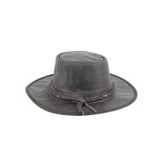 Our smooth leather cowboy hats are made of genuine cowhide leather. This beautifully handcrafted hat is made with fine craftsmanship and materials. Any scars, wrinkles or other subtle variations are characteristics of natural leather and do not affect its strength or quality. The unisex leather hat is embellished with brass conchos. The crown of the had also boasts a braided hat band. Use the strap for windy days or to keep it around your neck while traveling so you won't lose it. Another great Rugged Leather Hat With Flat Brim, Country Style Hat With Flat Crown For Outdoor, Country Style Flat Crown Hat For Outdoor, Rugged Flat Brim Hat For Ranch, Rugged Curved Brim Hat For Ranch, Rugged Flat Brim Ranch Hat, Rugged Ranch Hat With Curved Brim, Country Style Hat With Flat Crown For Country Events, Rugged Curved Brim Hat For Rodeo