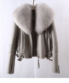 Luxury Mink Outerwear With Faux Fur Trim, Luxury Mink Outerwear With Faux Fur Lining, Winter Sheepskin Outerwear With Faux Fur Trim, Fitted Shearling Fur Coat For Winter, Fall Outerwear With Faux Fur Trim, Winter Sheepskin Fur Coat With Faux Fur Lining, Fitted Sheepskin Outerwear For Winter, Winter Shearling Fur Coat With Faux Fur Trim, Faux Fur Leather Jacket For Cold Weather