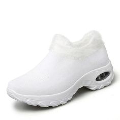 Possible Women's Fur Walking Shoes Sock Sneakers | Ultrasellershoes.com – Ultra Seller Shoes Comfortable Mesh Walking Shoes With Round Toe, Breathable Comfortable Slip-on Sneakers With Round Toe, Comfortable Breathable Slip-on Sneakers With Round Toe, Comfortable Breathable Walking Shoes, Ergonomic Slip-on Sneakers With Cushioned Footbed, Lightweight Functional Walking Shoes With Round Toe, Functional Lightweight Walking Shoes With Round Toe, Comfortable Ankle-high Walking Shoes With Cushioned Footbed, Winter Low-top Slip-resistant Sneakers