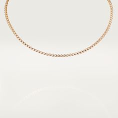 C de Cartier necklace Luxury Rose Gold Chain Necklace, Rose Gold Diamond Chain Necklace For Formal Occasions, Formal Rose Gold Diamond Chain Necklace, Luxury Brilliant Cut Chain Necklace, Rose Gold Diamond Necklace With Chain For Formal Occasions, Formal Rose Gold Diamond Necklace With Chain, Cartier Luxury Yellow Gold Diamond Necklace, Luxury Cartier Yellow Gold Diamond Necklace, Cartier Luxury Diamond Necklace For Wedding