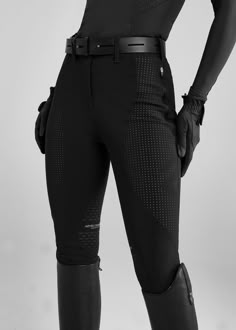 Black Riding Breeches – Aztec Diamond Fitted Black Bottoms With Built-in Padding, Black Breathable 4-way Stretch Pants, Functional Sports Pants In Elastane, Functional Elastane Sports Pants, Functional Sport Pants Made Of Elastane, Functional 4-way Stretch Training Bottoms, Sports Bottoms With Built-in Padding In Black, Stretch Bottoms In Technical Fabric For Training, Functional Comfort Stretch Pants For Training