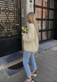 Puff Sleeve Cardigan, Mohair Cardigan, Casual Sweater, Casual Sweaters, Mode Inspiration, Wool Cardigan, New Age, Autumn Winter Fashion, Work Outfit