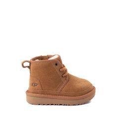 UGG® Neumel II Chukka Boot - Toddler / Little Kid - Chestnut | Journeys Winter Suede Sneakers For Outdoor Activities, Winter Brown Cushioned Sneakers, Comfortable Brown Winter Sneakers, Baby Boy Uggs, Toddler Ugg Boots, Xmas 2022, Ugg Neumel, Shoe Size Chart Kids, Ugg Mini