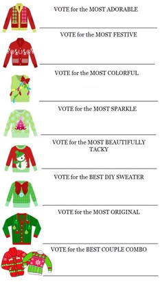 WORK SWEATER AWARDS Christmas Awards Ideas, Laboratory Christmas, Team Work Quotes, Christmas Party Fun, Work Incentives, Work Sweater, Christmas Tree Ugly Sweater, Ugly Christmas Sweater Contest, 80s Party Outfits