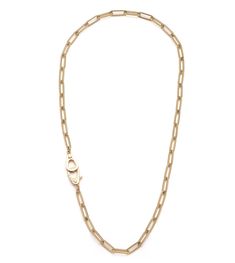 16" Sister Hook : Classic Fob Clip Chain – FoundRae Luxury Classic Paperclip Chain Necklace, Luxury Yellow Gold Paperclip Chain Necklace, Fob Chain Necklace, Yellow Gold Paperclip Chain Brass Necklace, 14k Gold-tone Paperclip Chain Necklace, Hook Necklace, Gold Piece, Chain Choker, How To Apply Makeup