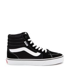 Free shipping and great prices for shoes, boots, sandals, handbags and other accessories at theshoecompany.ca!! Urban Vans Lace-up Sneakers, White Vans Lace-up Sneakers, White Sole Vans Lace-up Sneakers, Casual High-top Canvas Shoes With Boost Midsole, High-top Sneakers With Elastic Laces And White Sole, High-top Canvas Sneakers For Streetwear, Casual High-top Skate Shoes With Elastic Laces, Mid-top High-top Sneakers With Elastic Laces, Vans Mid-top Black Sneakers