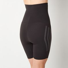 Contour your curves with these Ambrielle women's LYCRA FitSense technology high-waist leg thigh slimmers. This tag-free body shaper combines breathable fabric with a comfortable stretch for extra tummy control and firm support for all-around shaping.Closure Type: Full ElasticConcerns: Rear SolutionsSupport: Extra Firm SupportFiber Content: 66% Nylon, 34% SpandexFabric Description: KnitCrotch Fiber Content: 92% Cotton, 8% SpandexCare: Machine Wash, Tumble DryCountry of Origin: Imported Compressive Workout Shapewear With Built-in Padding, Compression Activewear With Medium Bust Support, Shaping Activewear With Built-in Shorts, Workout Shapewear With Built-in Padding, Compression Shapewear For Gym, Compressive Black Bottoms With Built-in Padding, Compressive Mid-thigh Shapewear For Workout, Compressive Shapewear With Built-in Shorts For Workout, Compressive Mid-thigh Length Shapewear For Workout