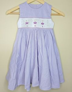 Girls Size 4 Pit to pit: 12.5" Length: 25" Purple and White Gingham Dress Smocked with 3 White Ballerina Mice Flowy, twirly Very light spot on smocking; Light spots (see photos) Light Spots, Smocked Dress, Gingham Dress, Purple And White, Smock Dress, Dress Sleeveless, Mice, Smocking, Gingham