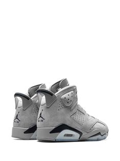 Find JORDAN Air 6 Georgetown Sneakers on Editorialist. Magnet/College Navy suede perforated detailing logo print to the rear pull-tab at the heel front lace-up fastening branded insole flat rubber sole These styles are supplied by a premium sneaker marketplace. Stocking only the most sought-after footwear, they source and curate some of the most hard to find sneakers from around the world. Streetwear Jordan Shoes With Lace-up Design, Streetwear Basketball Shoes With Perforated Toe Box, Casual Suede Low-top Basketball Shoes, Streetwear Lace-up Basketball Shoes With Perforated Toe Box, Lace-up Basketball Shoes With Perforated Toe Box For Streetwear, Suede Basketball Shoes With Boost Midsole, Suede Basketball Shoes With Rubber Sole And Round Toe, Suede Basketball Shoes With Rubber Sole, Sporty Leather Jordan Shoes With Perforated Toe Box