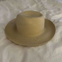 Nwt! M. David Of Melbourne, Australia Straw Sun Hat. New With Tags! And Excellent Condition Purchased At Anthropologie. Made In Melbourne Australia Woven Sun Hat With Wide Brim A Very Fine Straw Hat. Brim Measures Approximately 3-1/4" One Size; Inner Circumference Measures Approx. 22" Great For Sun Protection Mint Condition Classic Everyday Sun Hat For Spring, Classic Spring Sun Hat For Everyday, Classic Straw Hat For Spring, One Size Fits Most, Classic Panama Hat One Size Fits Most For Spring, Summer Hats With Short Brim For Everyday, Natural Color Hats For Spring Everyday Wear, Cream Flat Brim Sun Hat For Everyday, Spring Everyday Boater Hat With Short Brim, Spring Boater Hat With Short Brim