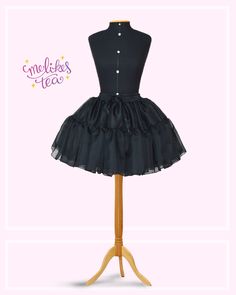 40cm, 3 layers Elegant Black Petticoat For Party, Elegant Black Party Petticoat, Chic Fitted Petticoat For Party, Evening Petticoat With Ruffles, Fitted Petticoat For Party, Elegant Black Petticoat For Spring, Elegant Spring Fitted Petticoat, Elegant Fitted Spring Petticoat, Elegant Fitted Petticoat For Spring