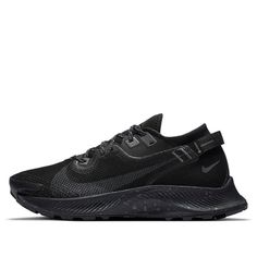 (WMNS) Nike Pegasus Trail 2 Gore-Tex 'Black Metallic Dark Grey' CU2018-001 (SNKR/Low Top/Women's/Non-Slip/Cushioning) Nike Black Running Shoes With Vibram Sole, Nike Black Functional Trail Running Shoes, Nike Low-top Black Trail Running Shoes, Nike Black Low-top Trail Running Shoes, Nike Black Trail Running Sneakers, Nike Black Trail Running Shoes For Outdoor Activities, Nike Pegasus, Black Metallic, Gore Tex